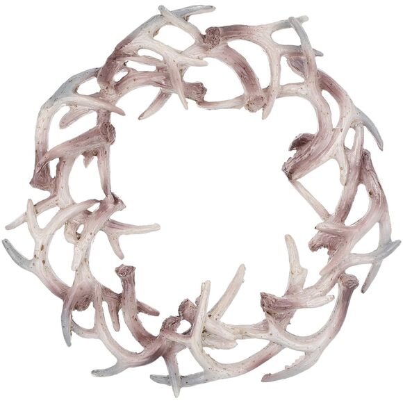 Other - 1717 Christmas Deer Antlers Wreath Xmas Front Door Wreath Decoration
